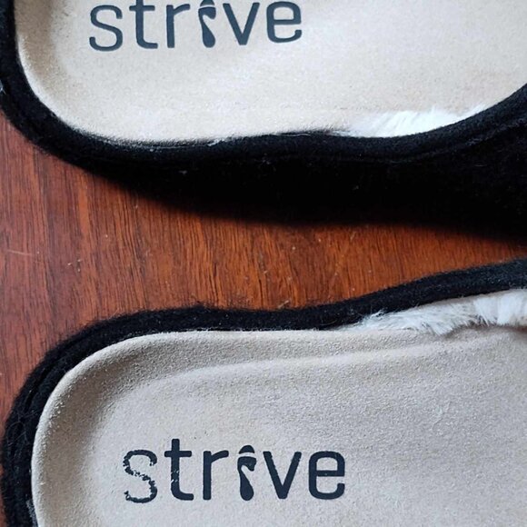 Strive 'Copenhagen' Women's Comfort Supportive Slipper - Black size 7-8 - Picture 3 of 7